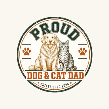 Proud Dog and Cat Dad Established 2024 preview