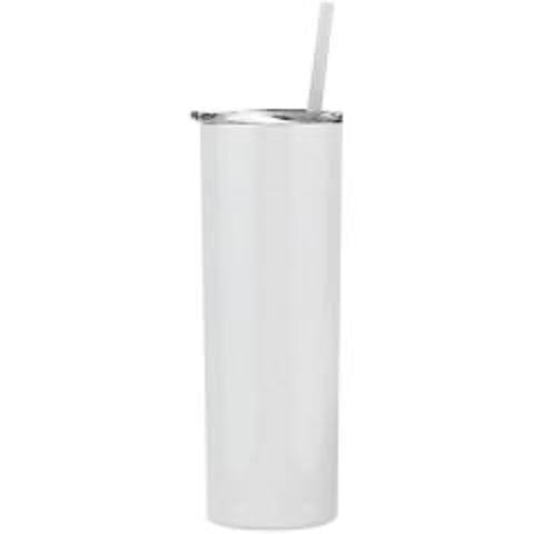 Wholesale 20oz Bulk Sublimation Blank White Skinny Tumbler